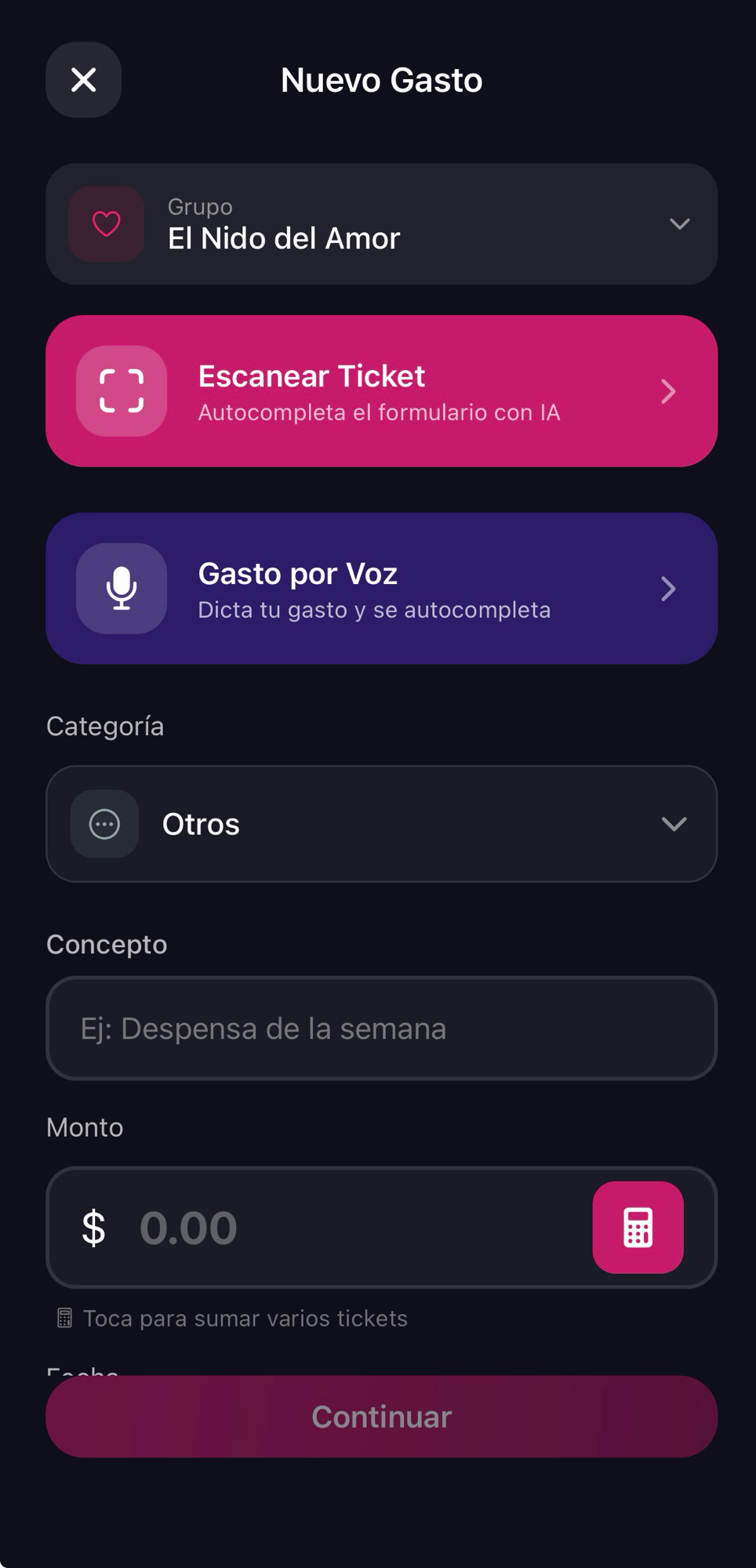 Captura inteligente con IA, captura 1